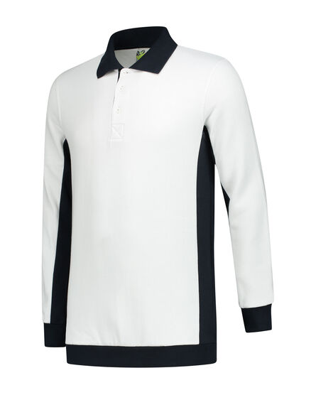 L&S Polosweater Workwear | White/DY | S