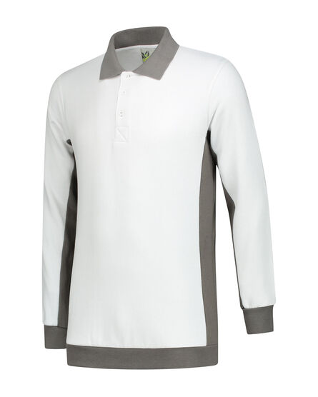 L&S Polosweater Workwear | White/PG | S