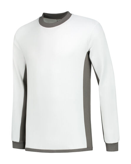 L&S Sweater Workwear | White/PG | S