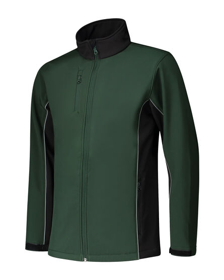 L&S Jacket Softshell Workwear | Forest Green/BK | S
