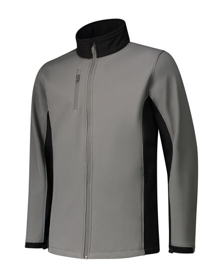 L&S Jacket Softshell Workwear | Pearl Grey/BK | S