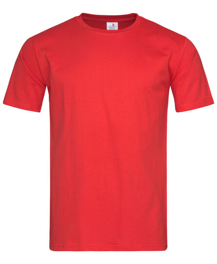 Stedman T-shirt Crewneck Classic-T Fitted SS | 186C Scarlet Red | S
