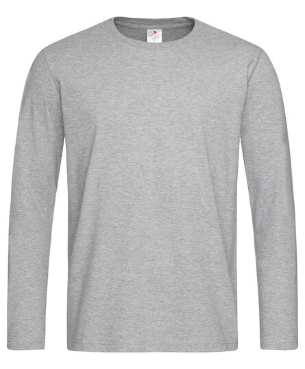 Stedman T-shirt Comfort-T LS for him | Grey Heather | S