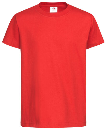 Stedman T-shirt Crewneck Classic-T SS for kids | 186C Scarlet Red | 3XS