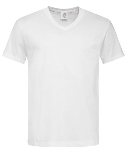 Stedman T-shirt V-Neck Classic-T SS for him | White | S