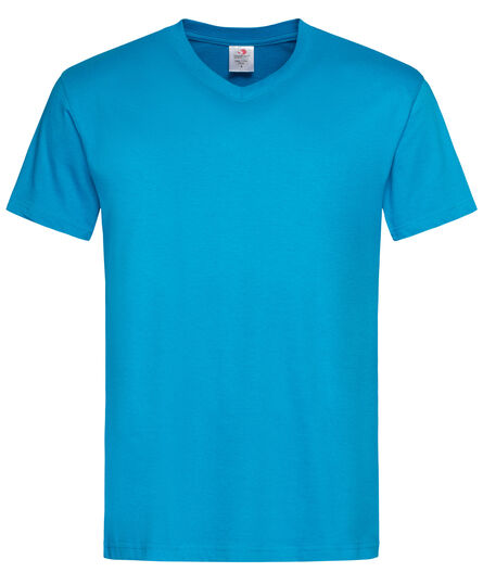 Stedman T-shirt V-Neck Classic-T SS for him | 314C Ocean Blue | S