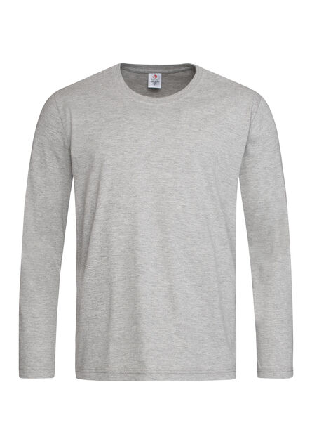 Stedman T-shirt Crewneck Classic-T LS | Grey Heather | S