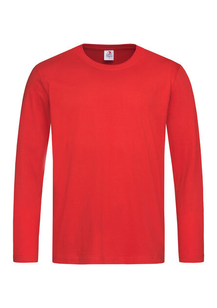 Stedman T-shirt Crewneck Classic-T LS | 186C Scarlet Red | S