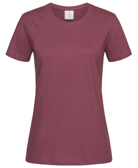 Stedman T-shirt Crewneck Classic-T SS for her | 504C Burgundy Red | XXL