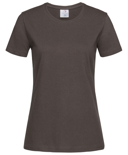 Stedman T-shirt Crewneck Classic-T SS for her | 107C Dark Chocolate | XXL