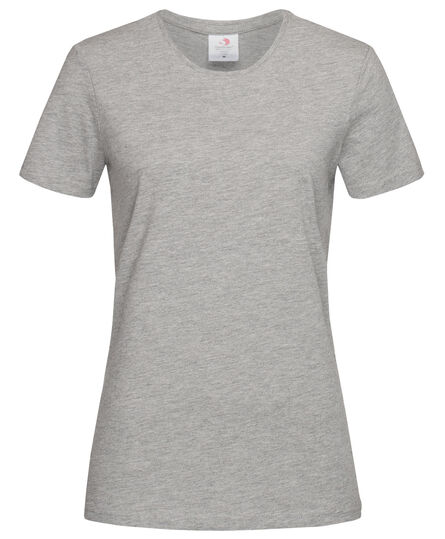 Stedman T-shirt Crewneck Classic-T SS for her | Grey Heather | XXL