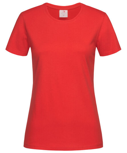 Stedman T-shirt Crewneck Classic-T SS for her | 186C Scarlet Red | 3XL