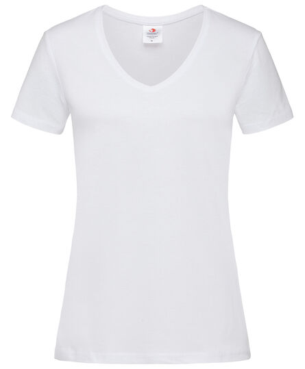 Stedman T-shirt V-Neck Classic-T SS for her | White | S