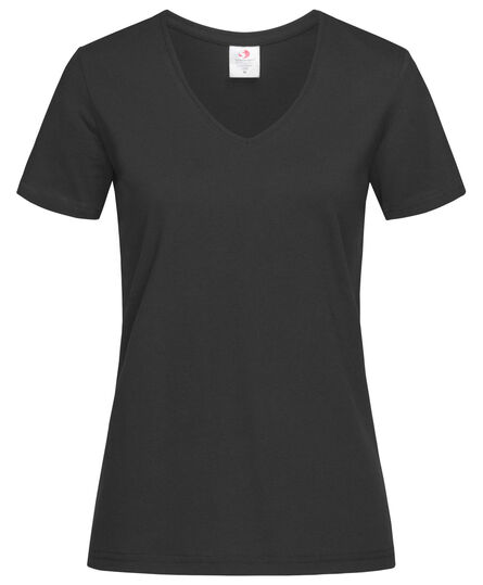 Stedman T-shirt V-Neck Classic-T SS for her | Black Opal | S