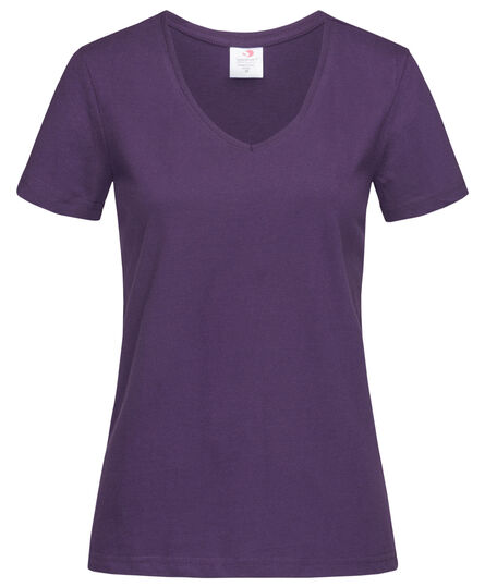 Stedman T-shirt V-Neck Classic-T SS for her | 2695C Deep Berry | S