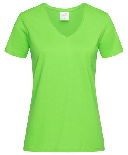 Stedman T-shirt V-Neck Classic-T SS for her | 386C Kiwi Green | S