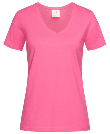 Stedman T-shirt V-Neck Classic-T SS for her | 213C Sweet Pink | S
