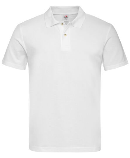 Stedman Polo SS for him | White | 3XL