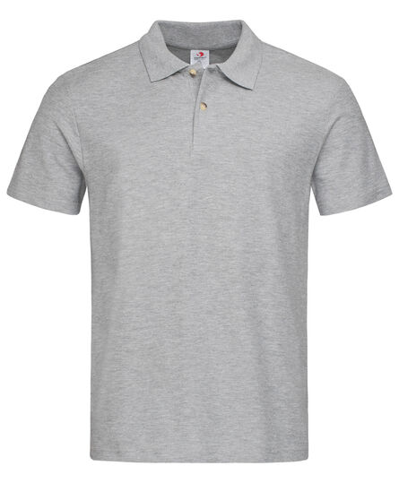 Stedman Polo SS for him | Grey Heather | XXL