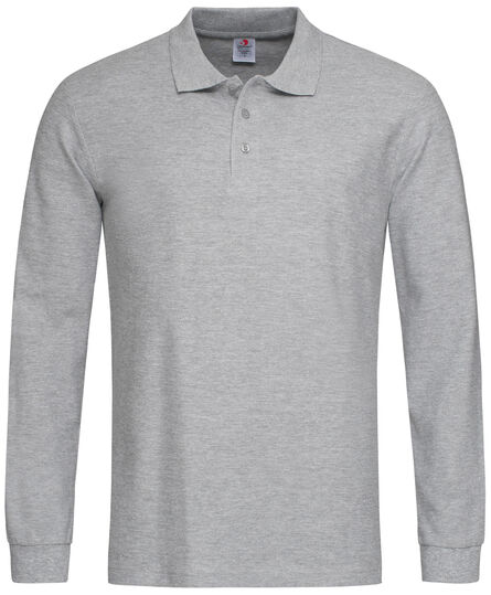 Stedman Polo LS | Grey Heather | S