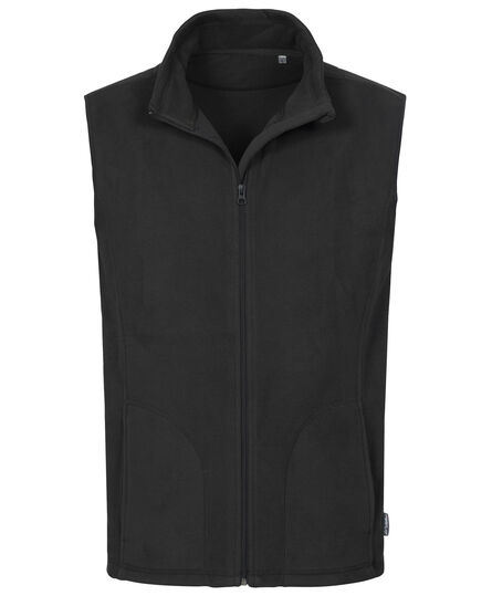 Stedman Polar Fleece Vest for him | Black Opal | S