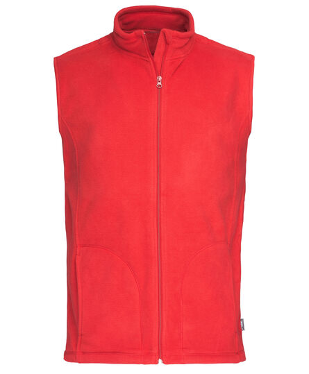 Stedman Polar Fleece Vest for him | 186C Scarlet Red | S