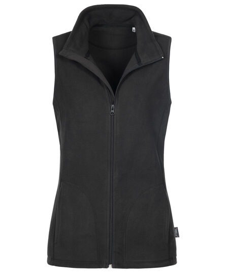 Stedman Polar Fleece Vest for her | Black Opal | S