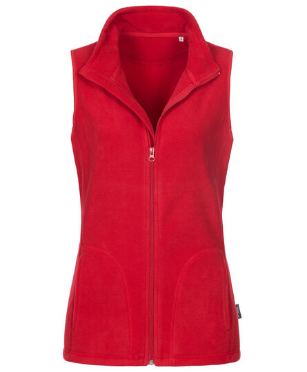 Stedman Polar Fleece Vest for her | 186C Scarlet Red | XL