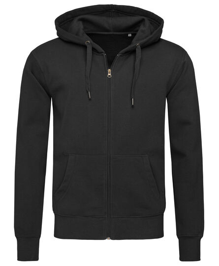 Stedman Sweater Hooded Zip for him | 7C Black Opal | 3XL