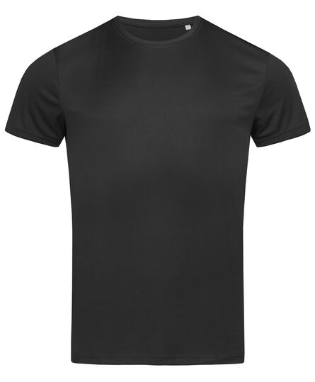 Stedman T-shirt Interlock Active-Dry SS for him | Black Opal | 3XL