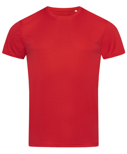 Stedman T-shirt Interlock Active-Dry SS for him | 1935C Crimson Red | 3XL