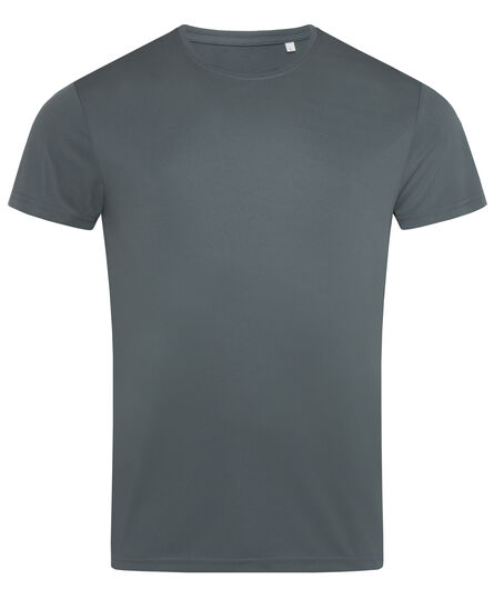 Stedman T-shirt Interlock Active-Dry SS for him | 445C Granite Grey | 3XL