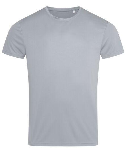 Stedman T-shirt Interlock Active-Dry SS for him | 430C Silver Grey | 3XL