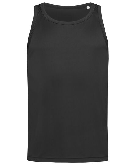 Stedman Tanktop Interlock Active-Dry for him | 7C Black Opal | S