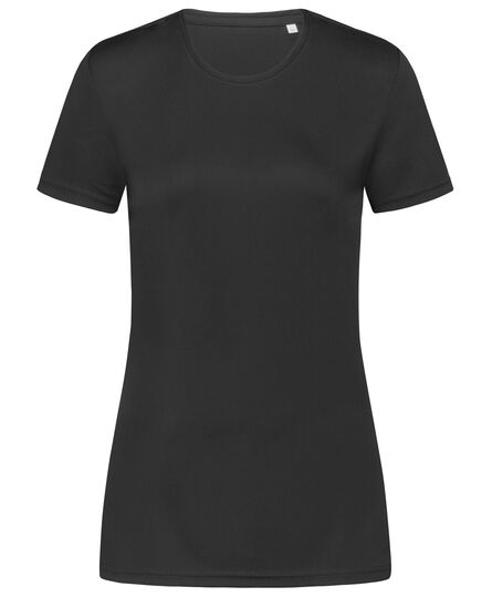 Stedman T-shirt Interlock Active-Dry SS for her | Black Opal | XS