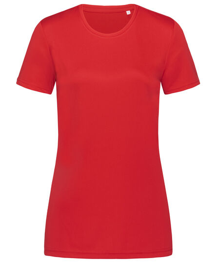 Stedman T-shirt Interlock Active-Dry SS for her | 1935C Crimson Red | XS