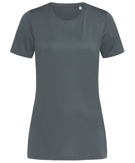 Stedman T-shirt Interlock Active-Dry SS for her | 445C Granite Grey | XL