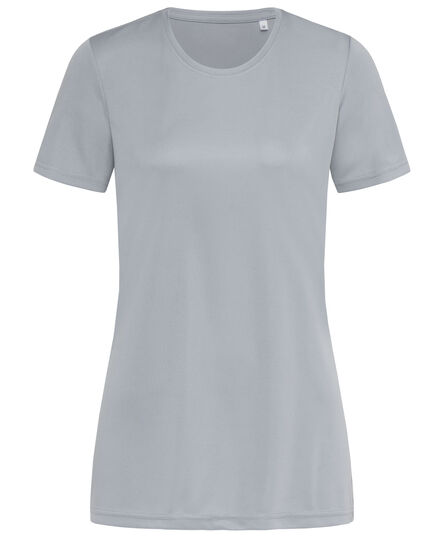 Stedman T-shirt Interlock Active-Dry SS for her | 430C Silver Grey | XS