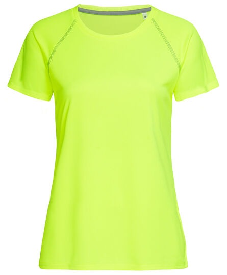 Stedman T-shirt Crewneck raglan for her | 809C Cyber Yellow | S