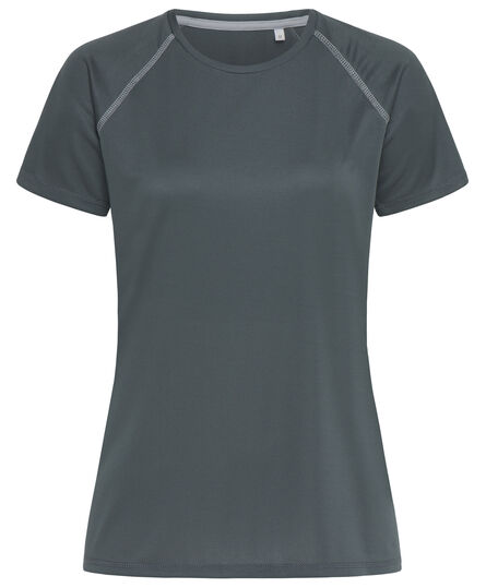 Stedman T-shirt Crewneck raglan for her | 445C Granite Grey | S
