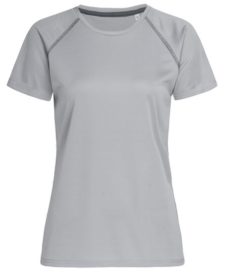 Stedman T-shirt Crewneck raglan for her | 430C Silver Grey | S