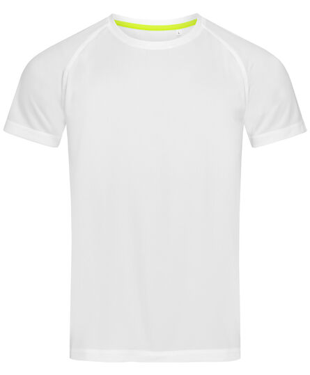Stedman T-shirt Raglan Mesh Active-Dry SS for him | White | S