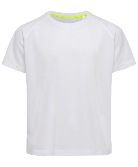 Stedman T-shirt Raglan Mesh Active-Dry SS for kids | White | S