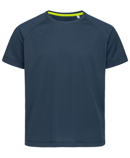 Stedman T-shirt Raglan Mesh Active-Dry SS for kids | 533C Marina Blue | S
