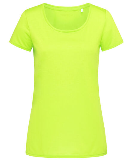 Stedman T-shirt CottonTouch Active-Dry SS for her | 809C Cyber Yellow | S