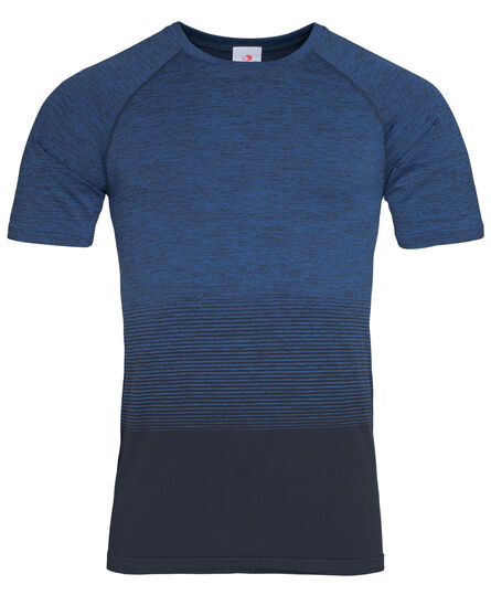 Stedman T-shirt Seamless Raglan Flow for him | Blue Transition | S