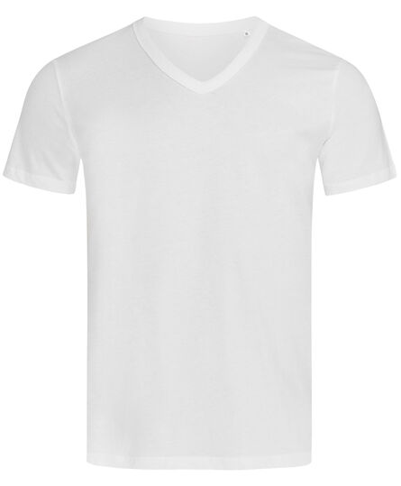Stedman T-shirt V-neck Ben SS | White | S