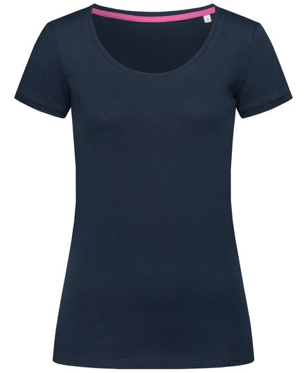 Stedman T-shirt Crewneck Megan SS for her | 533C Marina Blue | XS