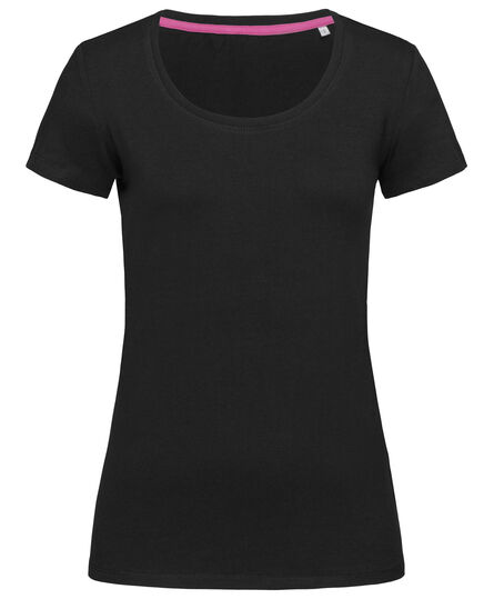 Stedman T-shirt Crewneck Claire SS for her | Black Opal | XS