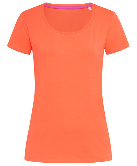 Stedman T-shirt Crewneck Claire SS for her | 2027C Salmon | XL